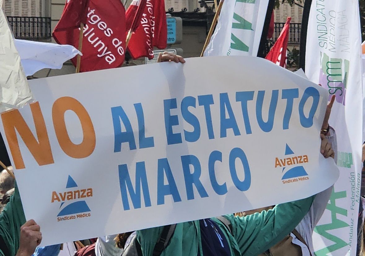 El Sindicato Medico Avanza acude a Madrid para manifestarse contra el estatuto marco