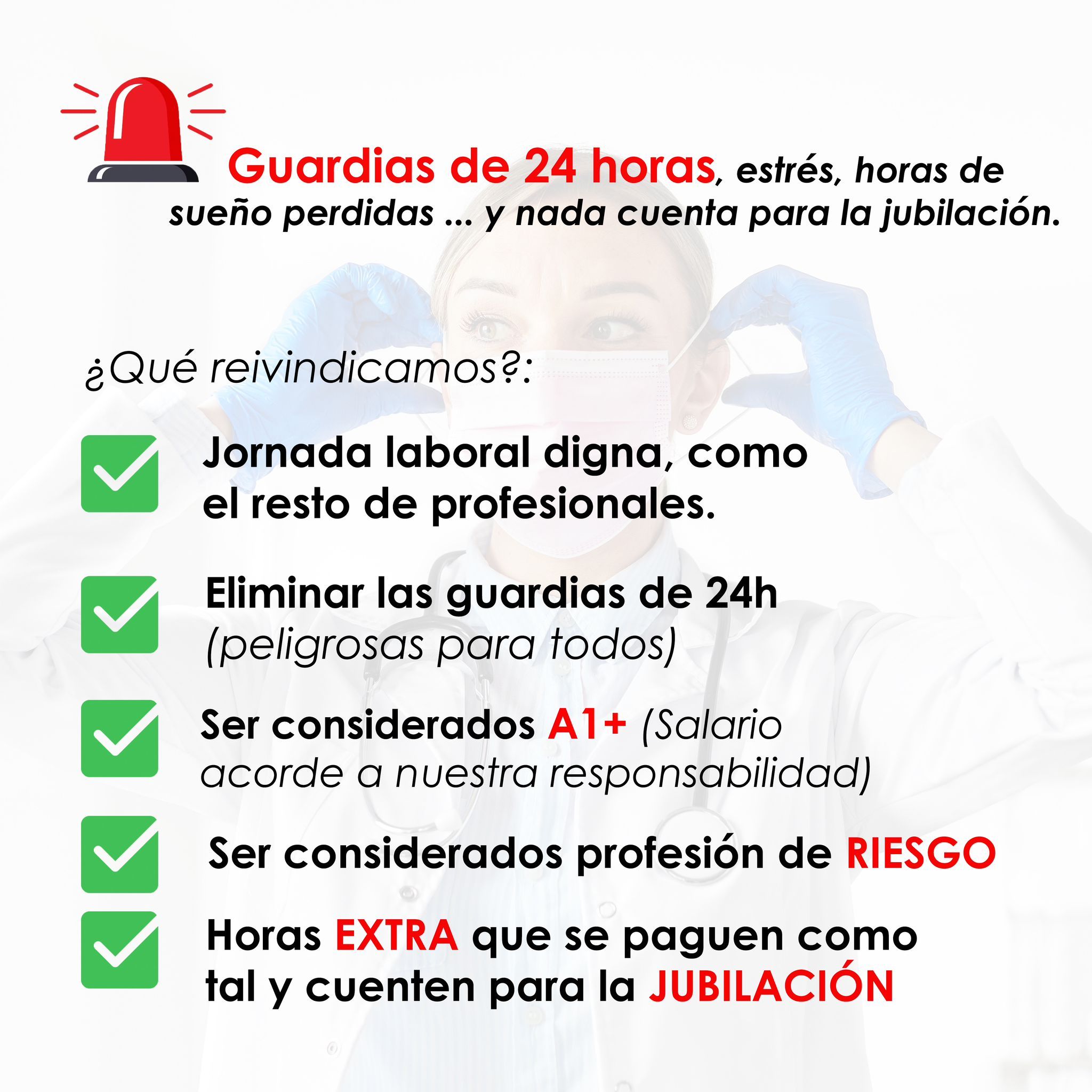 jornada laboral digna para los medicos