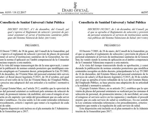 Orden de cese tras oposiciones, traslados o reingresos