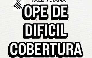 ope de difícil cobertura para médicos en la comunidad valenciana
