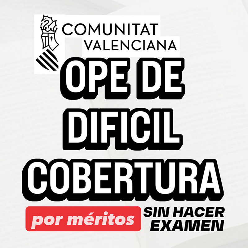 ope de difícil cobertura para médicos en la comunidad valenciana