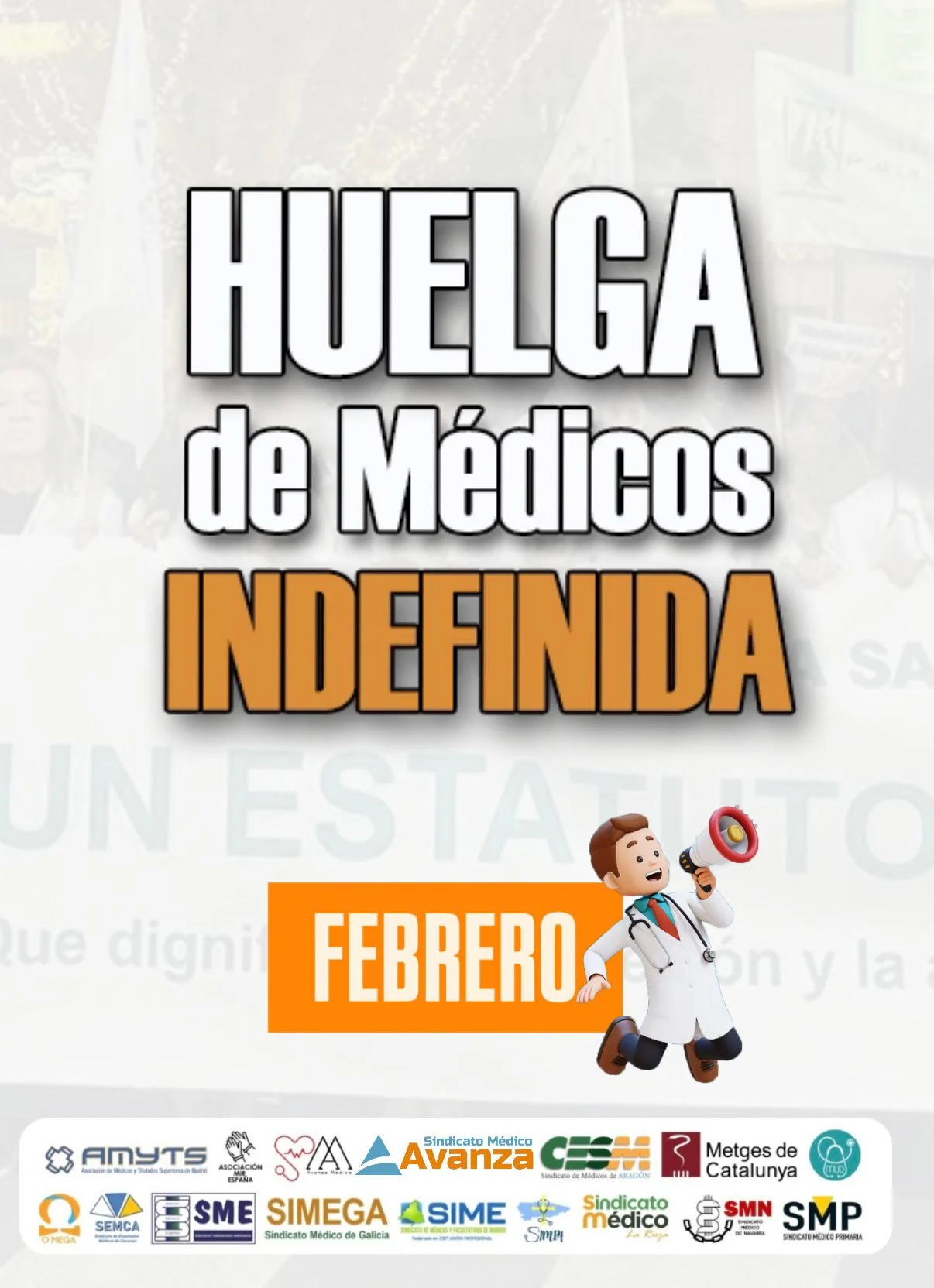 Huelga médica en la Comunitat Valenciana 14 y 15 de enero e indefinida desde febrero 2026 (APEMYF)