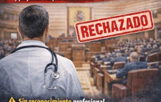 Rechazo del Senado al estatuto médico propio reclamado por los médicos del sistema sanitario español