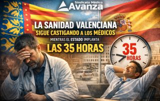 35 horas sanidad valenciana: médico agotado frente a la jornada de 35 horas en la Administración General del Estado