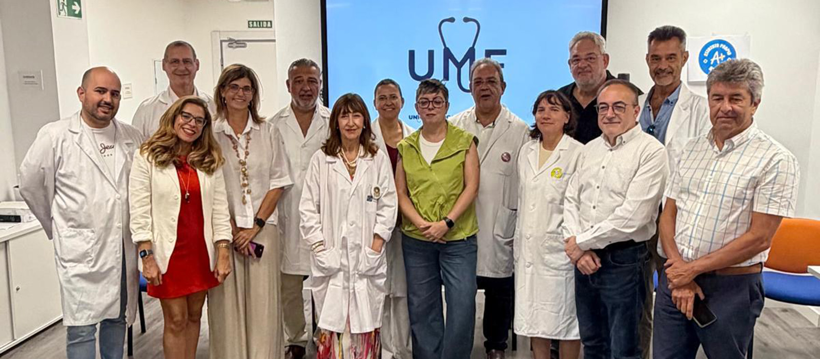 Representantes de UMYF durante la presentación oficial de la Unión Médica y Facultativa en Madrid